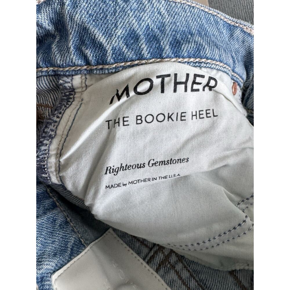 Mother The Bookie Heel in Righteous Gemstone Jeans 26 NWT - Picture 3 of 5